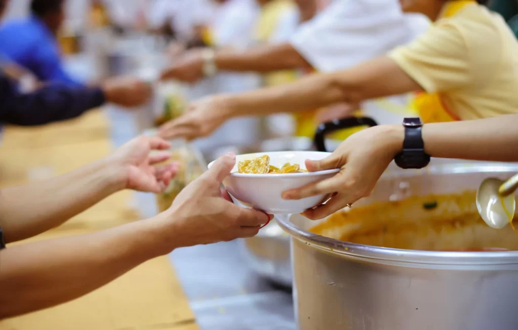 Food donation for needy people